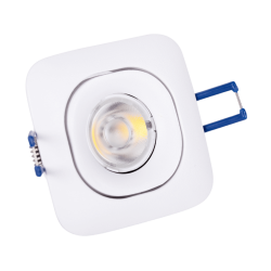 OXYLED TERI SQ/RO recessed LED fixture 8W 3000K, 4000K