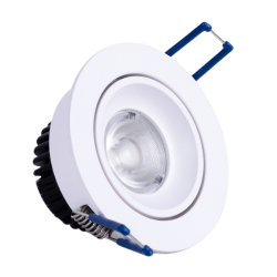 OXYLED QUBO SQ/RO recessed LED fixture 8W 3000K, 4000K