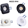 OXYLED MEZO SQ/RO recessed IP44 LED 8W 3000K, 4000K