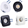 OXYLED MEZO SQ/RO recessed LED fixture 8W 3000K, 4000K