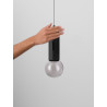 LUCES BARBARA LE44549/50 LED hanging lamp 11W, 763lm, white, black