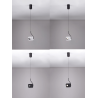 LUCES PARINAS LE44501/2 LED hanging lamp 9W, 717lm white, black