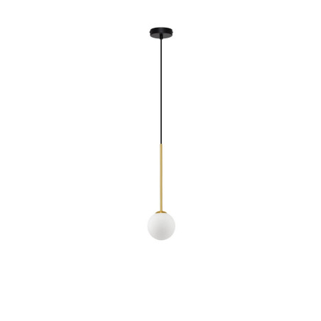 LUCES CHAO LE44267 hanging lamp, black and gold, metal/glass, G9, IP20