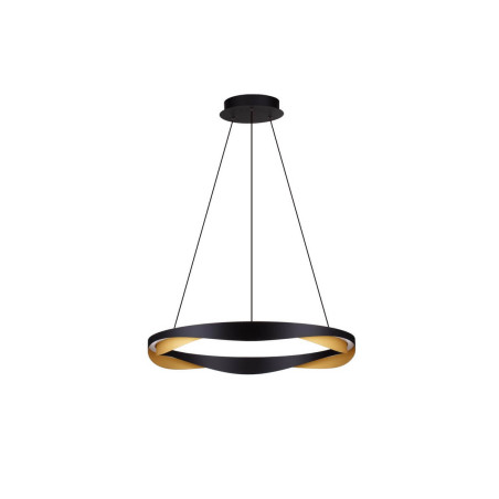 LUCES PATAPO LE44460 round LED hanging lamp 3000K 53W black and gold