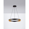 LUCES PATAPO LE44460 round LED hanging lamp 3000K 53W black and gold