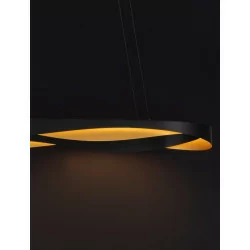 LUCES PATAPO LE44461 LED hanging lamp 62W 3093 lm black and gold IP20