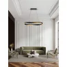 LUCES PATAPO LE44461 LED hanging lamp 62W 3093 lm black and gold IP20