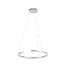 LUCES ORINOCO LE44530 hanging lamp silver, LED 48W, 3000K modern