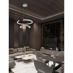 LUCES ORINOCO LE44531 modern LED hanging lamp 70W, 3000K, silver