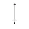 LUCES AYAVIRI LE44596 LED hanging lamp 8W, 3000K black modern