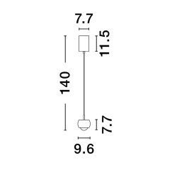 LUCES LIMA LE44279/80/1/2/3/4/5 lampa wisząca LED 3000K