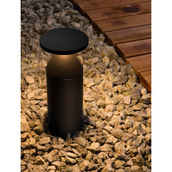 LUCES VISTA LE73609/10 black outdoor LED pole IP65, 2 heights