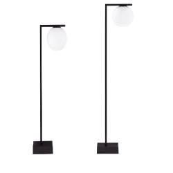 LUCES SAENZ LE73615/6 LED garden lamp, black, IP65, 2 sizes