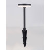 LUCES UBATE LE73626/7/8 black floor or recessed LED lamp, 3 heights