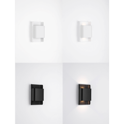 LUCES ORURO LE73645/6 outdoor LED wall lamp 10W IP54 white black