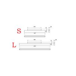 LOONARI STRIPE MiniLINE S, L linear lamp for magnetic track 48V