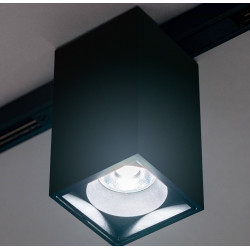 LOONARI MiniLINE POINT SQ LED 10W  black, white magnetic surface track