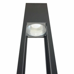 SLED NEWYORK garden lamp E27, 4 heights, IP55 gray