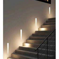 SLED ATELIER mini recessed plaster wall lamp GU10, perfect for stairs