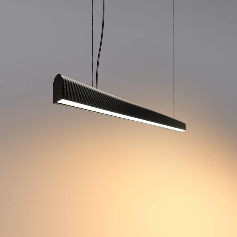 ELKIM FURRO/Z hanging lamp white, black length 60-233cm 3000K, 4000K