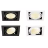 SLV KADUX 1008567/8/9/70 recessed LED luminaire CRI90 3000K/4000K IP20