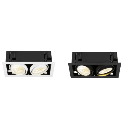 SLV KADUX 1008571/2/3/4 recessed LED luminaire 3000K/4000K CRI90 IP20