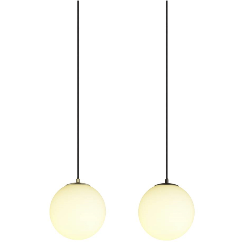 SLV SUN 20/30 1008136/7/8/9 hanging lamp E27 ball 20/30cm black, gold