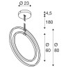 SLV ONE VERTICAL 1008002/3/4 lampa wisząca LED 40W 2700K/3000K 3 kolory