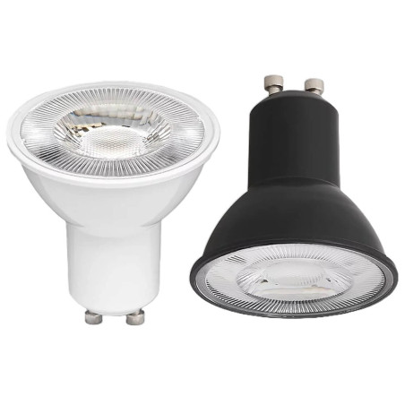 Żarówka LED GU10 6.9W 3000K, 4000K biała, czarna