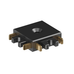 FLATTRACK surface track L-connector 48V black