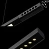 SLED MAXLINE black pendant LED lamp 115cm smart TUYA