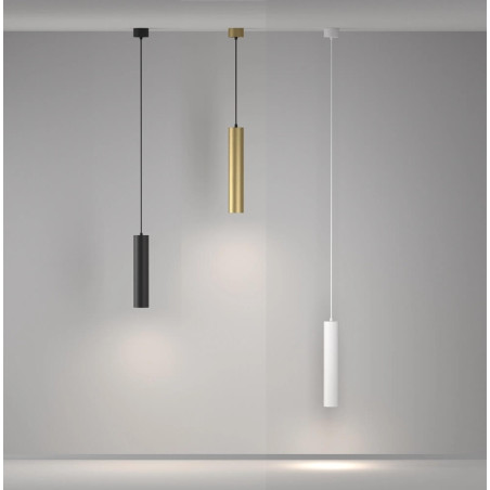 SLED ARTISAN pendant lamp tube 30cm GU10 white, black, gold