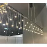 LUCES HUARAZ LE44446/7 hanging lamp black, gold, 3000K modern