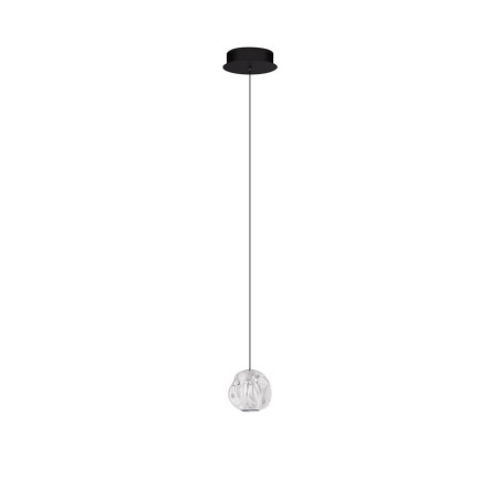 LUCES CHEPEN LE44641 black LED hanging lamp 6W metal and acrylic