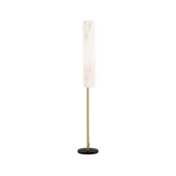 LUCES MAIRANA LE44620 marble floor lamp with a gold base