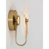 LUCES SAIPINA LE44623 gold LED wall lamp 3000K 6W, steel, marble