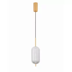 LUCES TIPUANI LE44626 lampa wisząca LED 3000K 17W, złoto, akryl