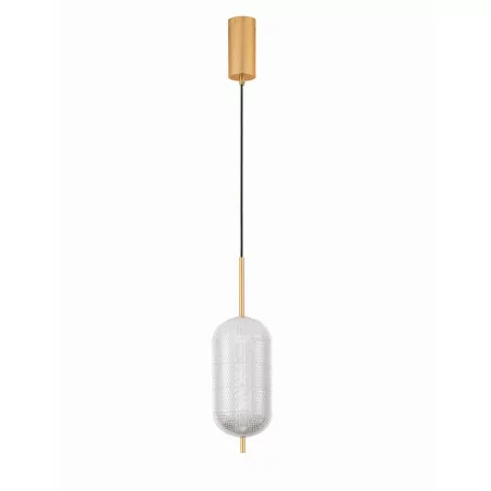 LUCES TIPUANI LE44626 LED hanging lamp 3000K 17W, gold, acrylic