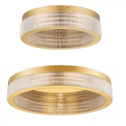 LUCES YOTAU LE44727/8 LED ceiling lamp 3000K 46W/70W gold, acrylic