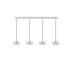 LUCES ESPINAR LE44732 LED hanging lamp 1640lm 3000K gold 4 lamps