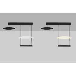 LUCES TIRAQUE LE44636 lampa wisząca LED 3000K 35W 2420lm czarna/biała