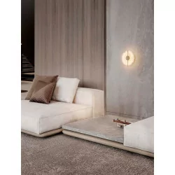 LUCES MAIRANA LE44619 LED marble wall lamp 3000K round