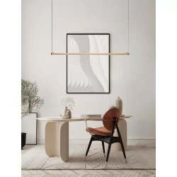 LUCES CALACA LE44767 LED hanging lamp 3000K 28W, gold, slim