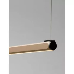 LUCES CALACA LE44767 LED hanging lamp 3000K 28W, gold, slim