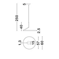 LUCES ZUDANEZ LE44648, LE44773/7 lampa wisząca LED 31W zmiana barwy