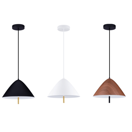 LUCES CARAPARI LE44654/5 LE44814 LED pendant lamp white/black/wood