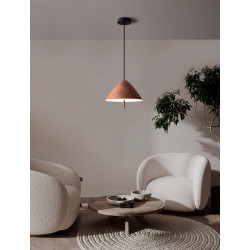 LUCES CARAPARI LE44654/5 LE44814 LED pendant lamp white/black/wood