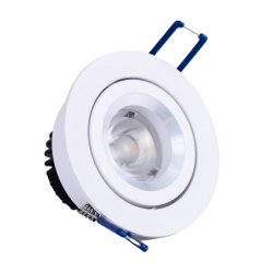 OXYLED LARSI recessed round movable LED lamp white, black