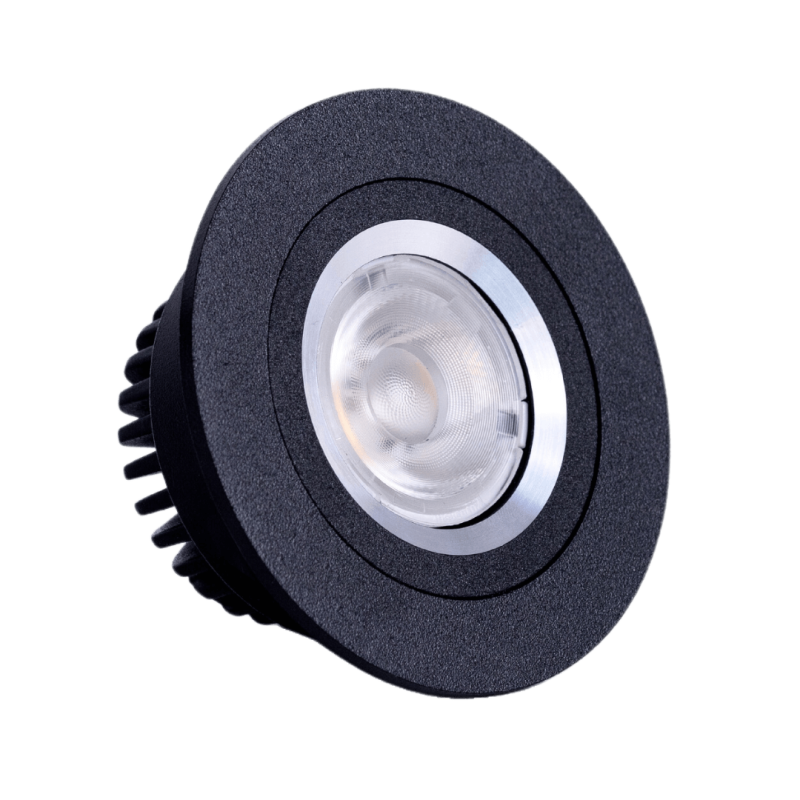 OXYLED LARSI recessed fixture 78mm LED 3000K/4000K white, black