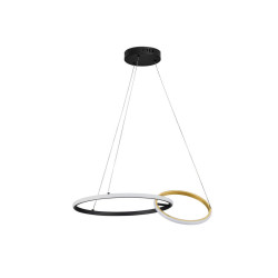 LUCES CHULUMANI LE44820 LED hanging lamp 3200K 36W black and gold